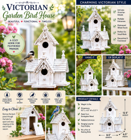 Victorian Garden Bird House Victorian Garden Bird House